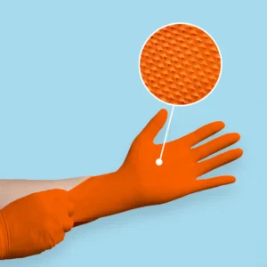 Luvas Descartáveis Extreme Laranja