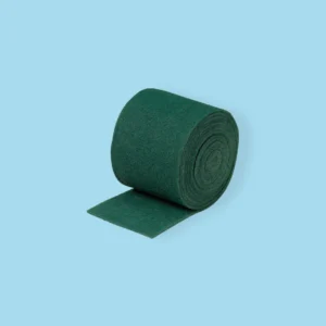 rolo de fibra verde