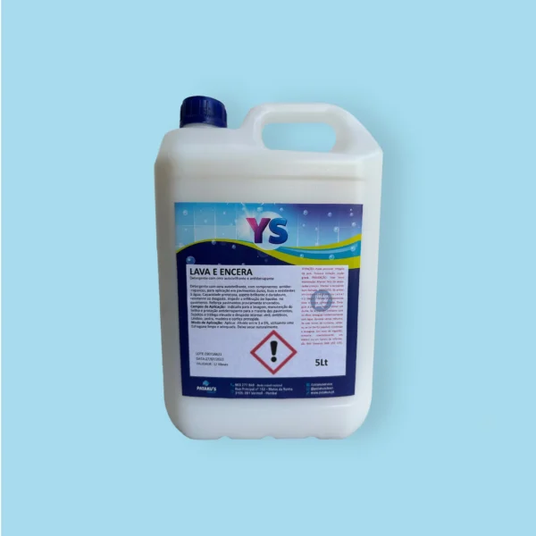 Detergente com Cera Autobrilhante e Antiderrapante