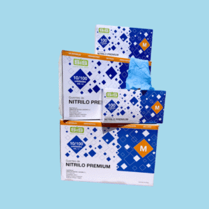 Luva Nitrilo Azul Premium M